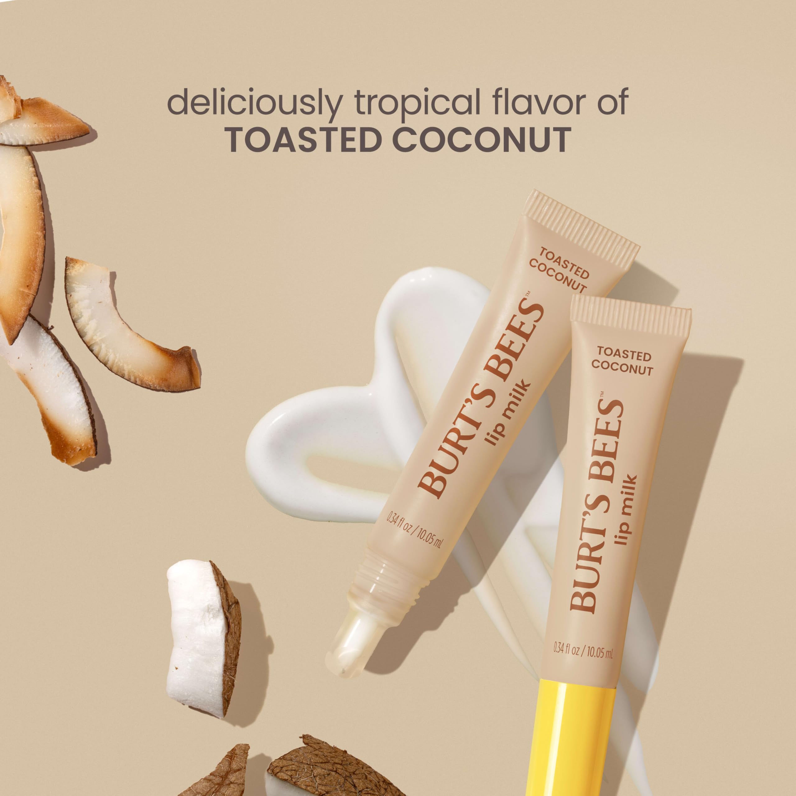 Burt's Bees lip milk tucked in a purse for on-the-go hydration