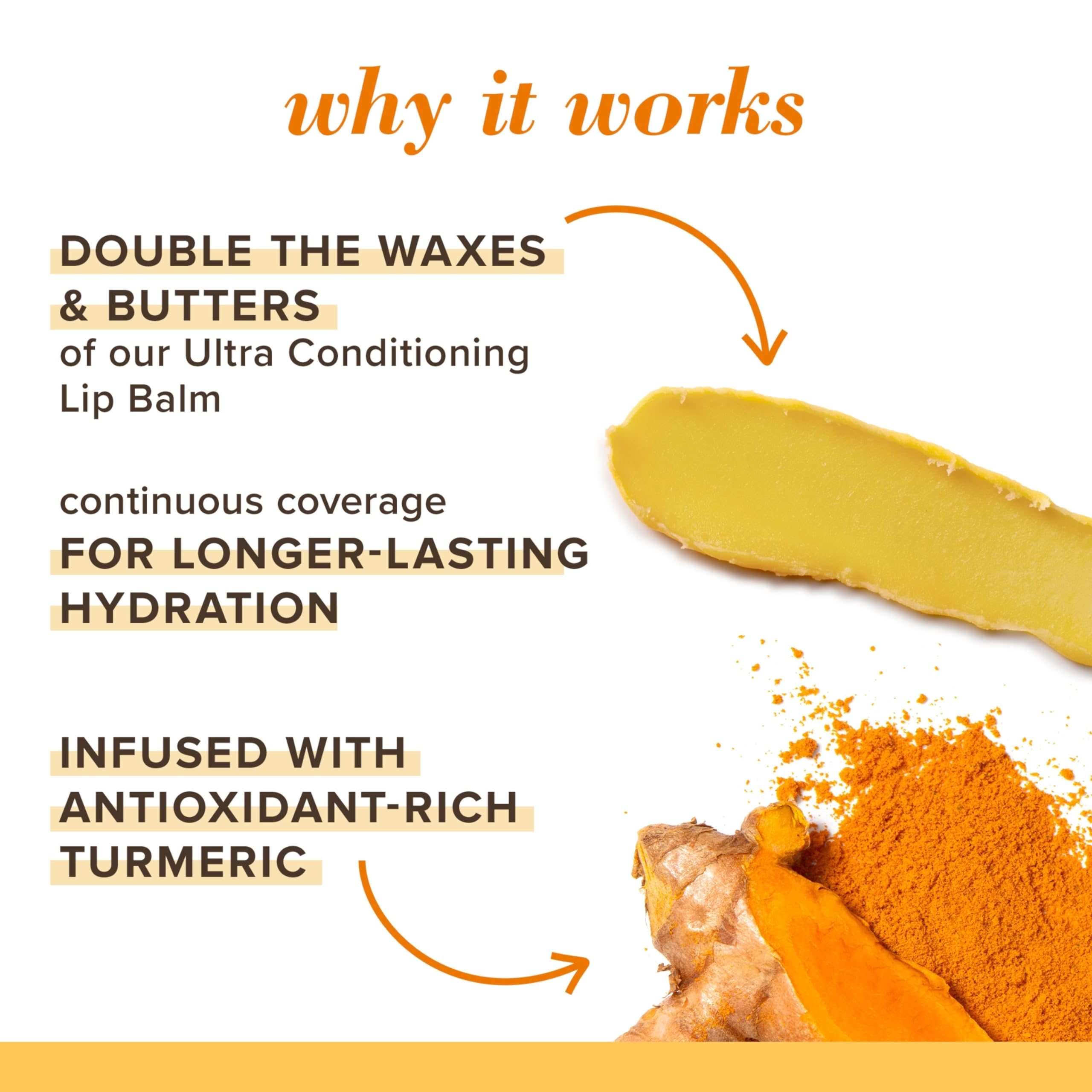 Burt's Bees close-up of balm texture illustrating smooth, protective moisture