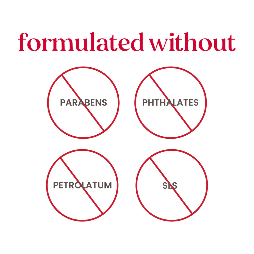 Burt's Bees tube beside coin showing 2.6 oz travel-friendly size benefit