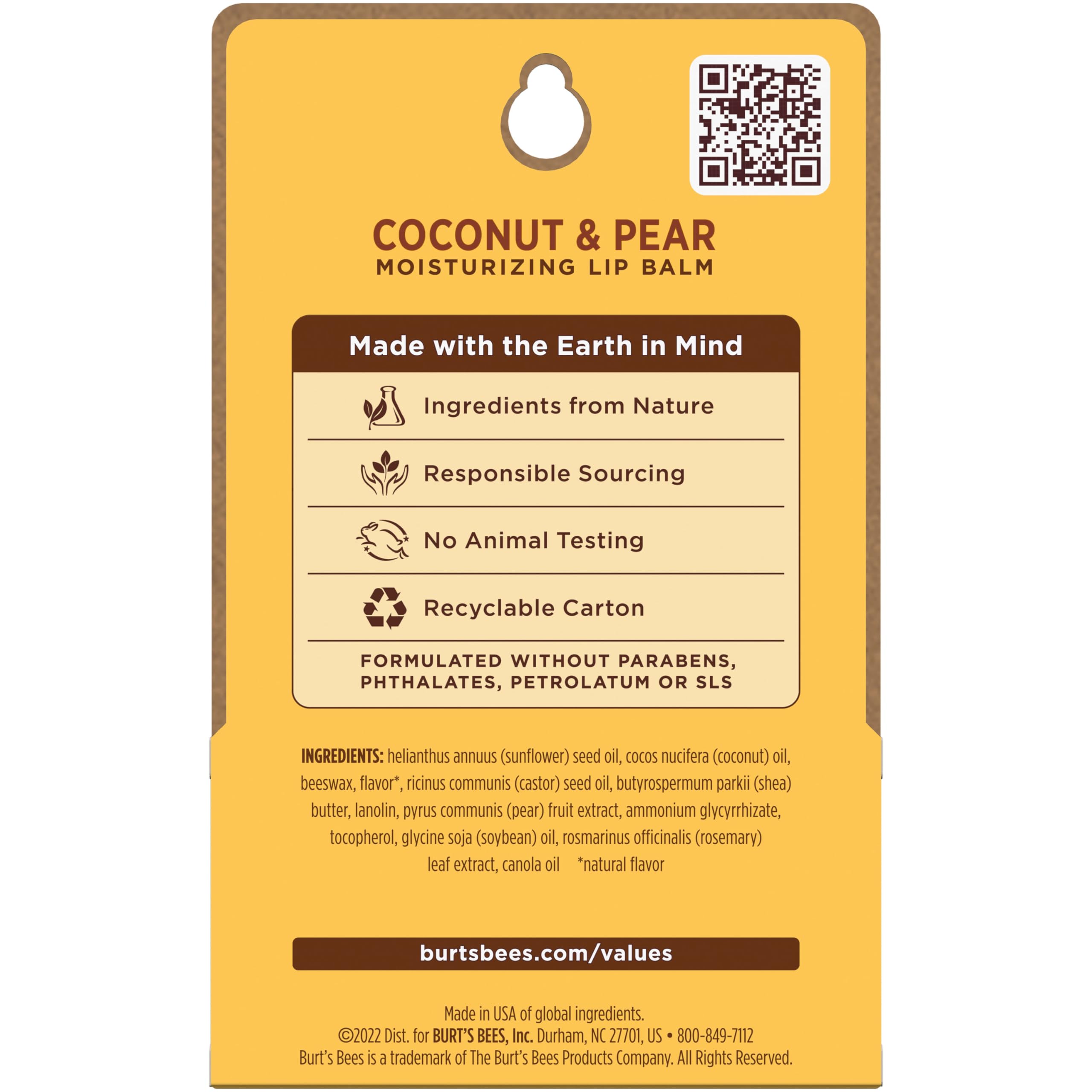 Burt's Bees two tubes flatlay illustrating value pack convenience