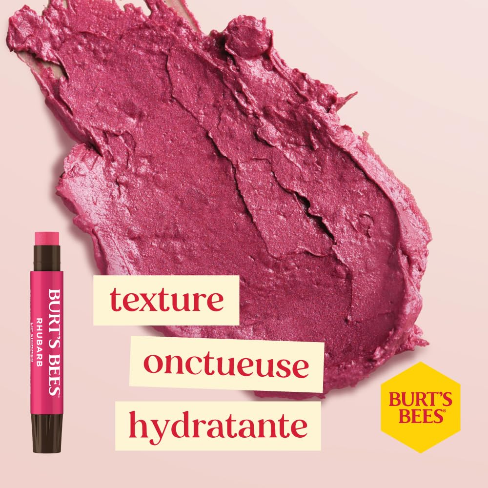 Burt's Bees warm shade swatch on paper illustrating true tint payoff