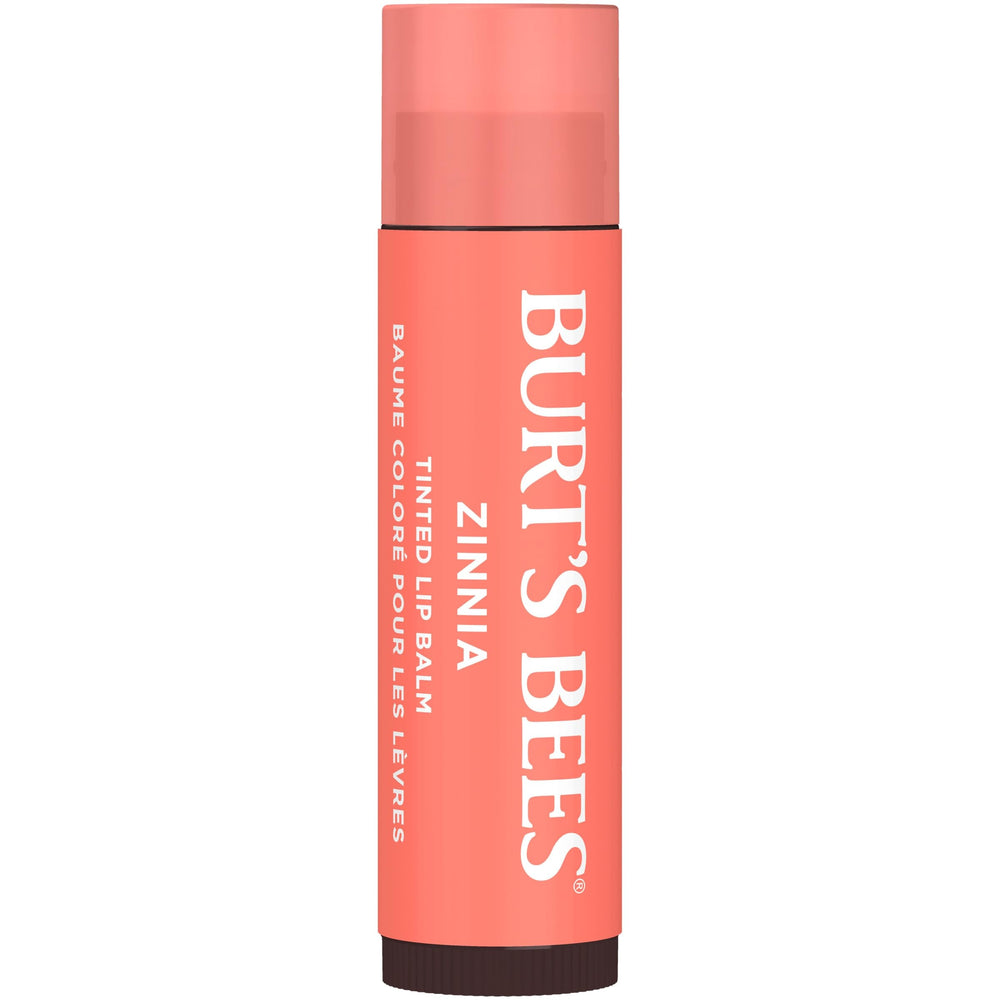 Burt's Bees open twist tube with visible balm ready for quick application