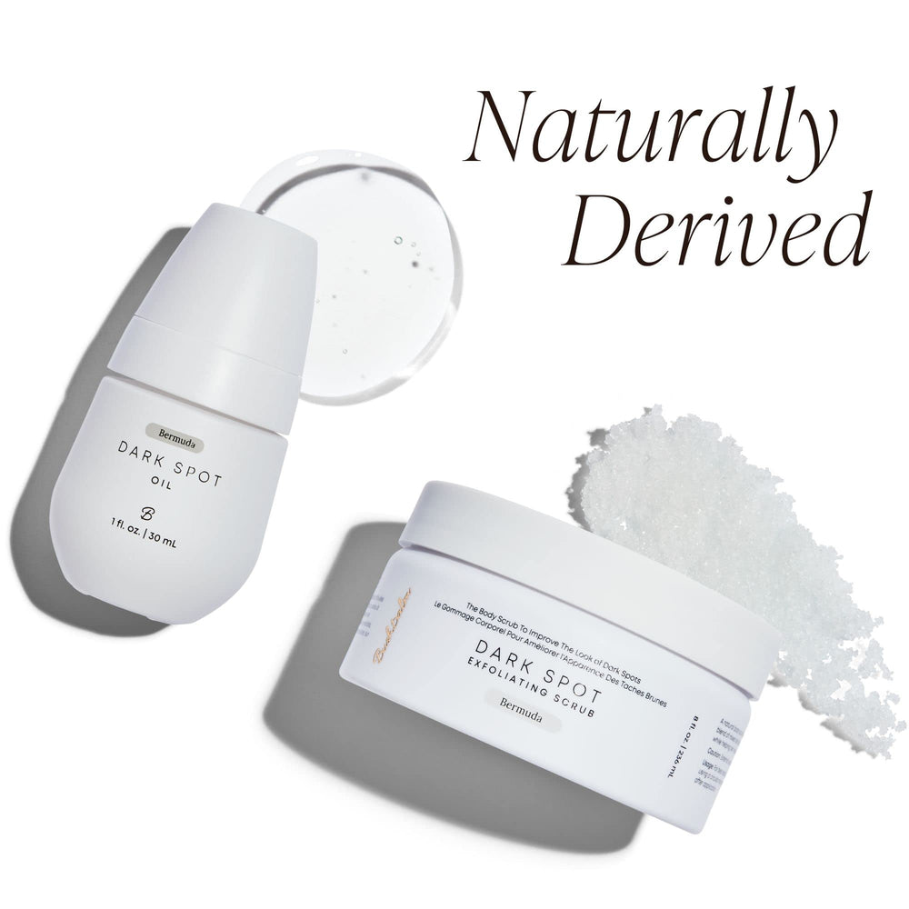 Bushbalm before and after smooth skin comparison showing reduced bumps