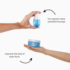 Bushbalm Nude bottle label detail showcasing ingredients and clean formulation benefit