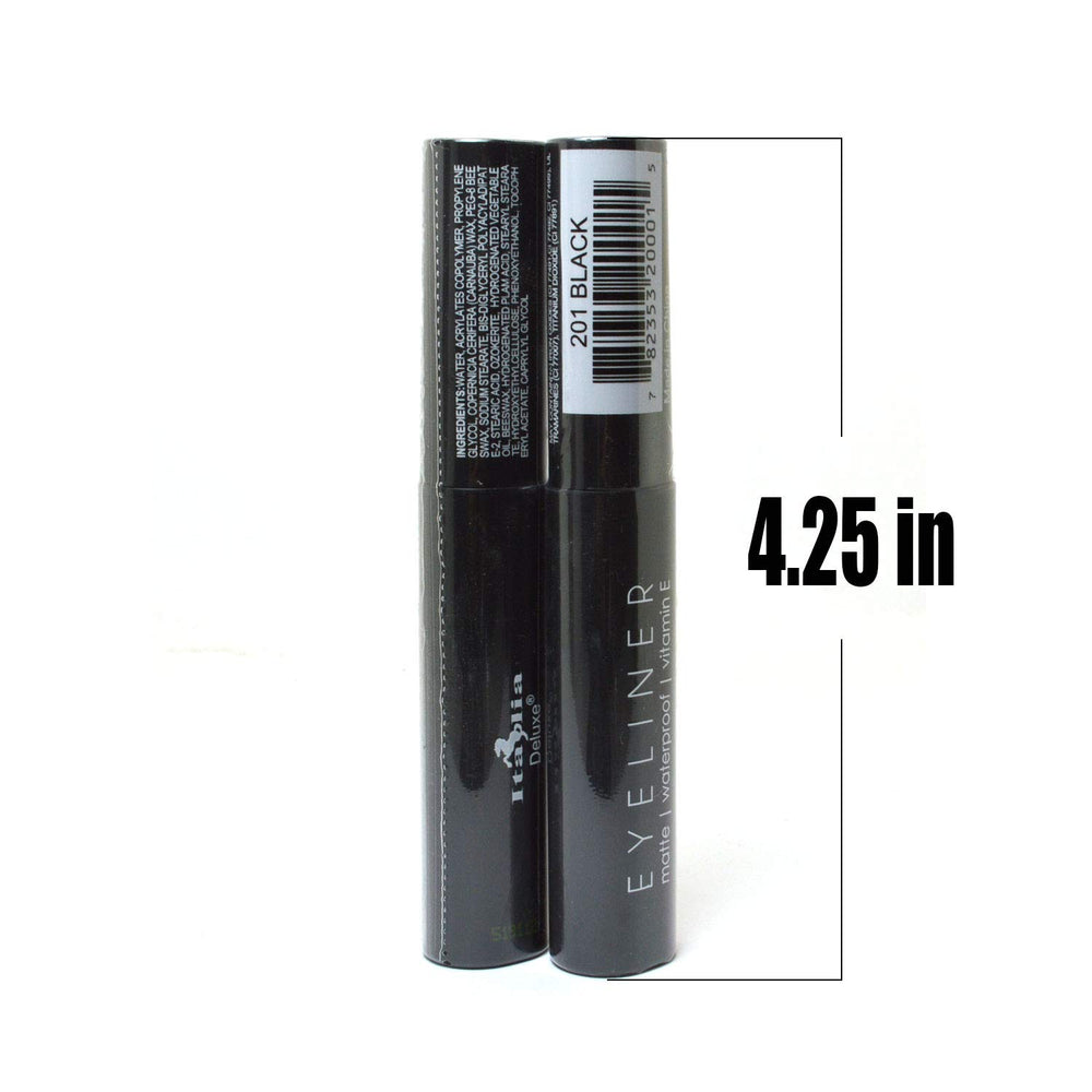 BUTO Italia-Deluxe eyeliner applied on eye in lifestyle scene showing long-lasting matte look benefit