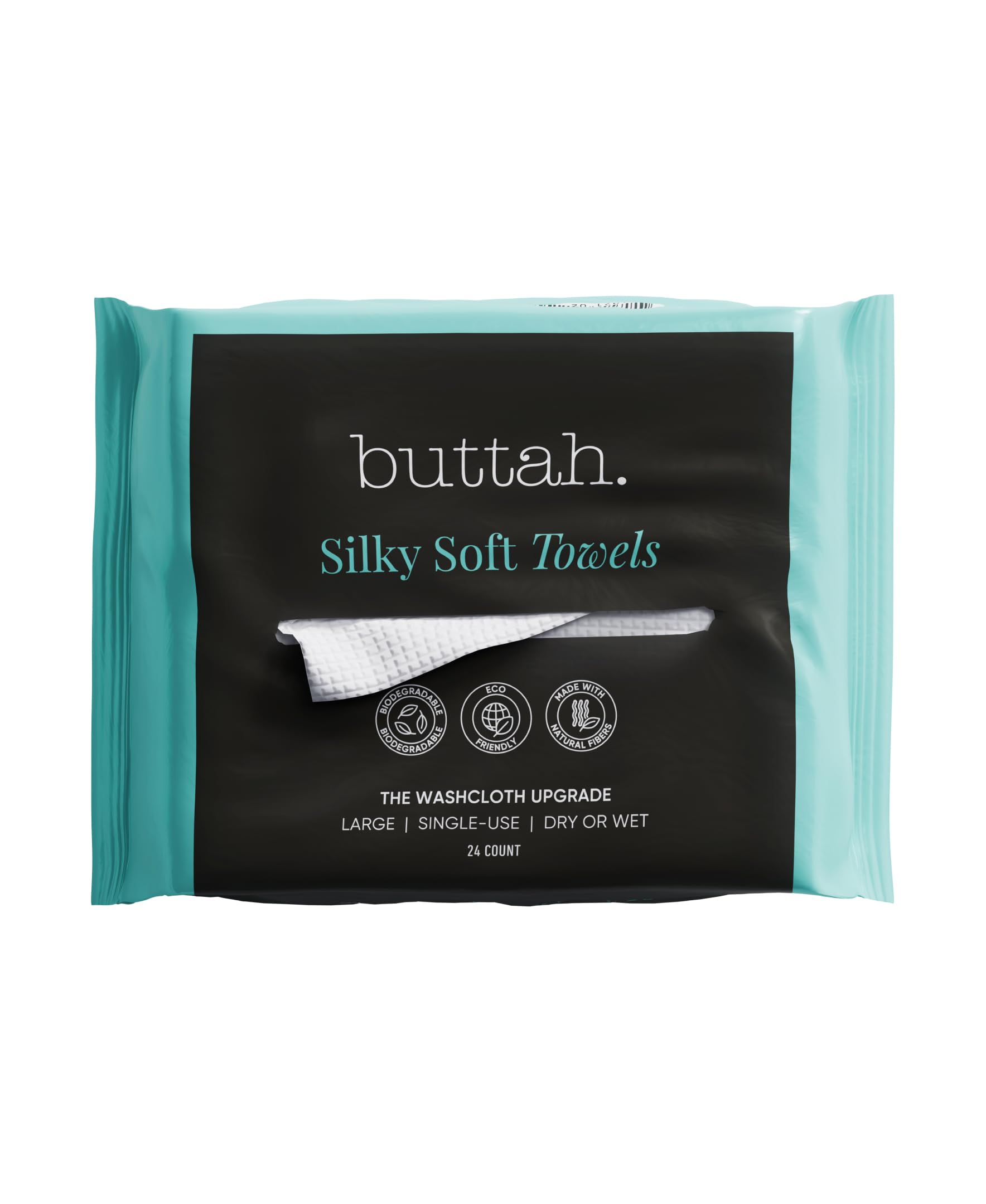 buttah. product packaging front view showing 24-count convenience and portability