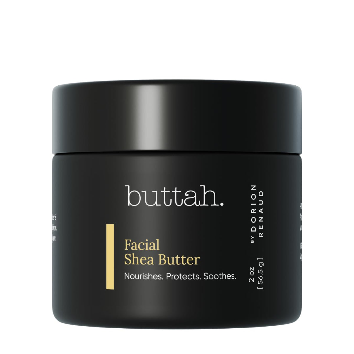 buttah front jar showing product branding and compact size for travel