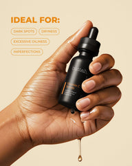buttah. texture close-up of lightweight serum demonstrating fast absorption