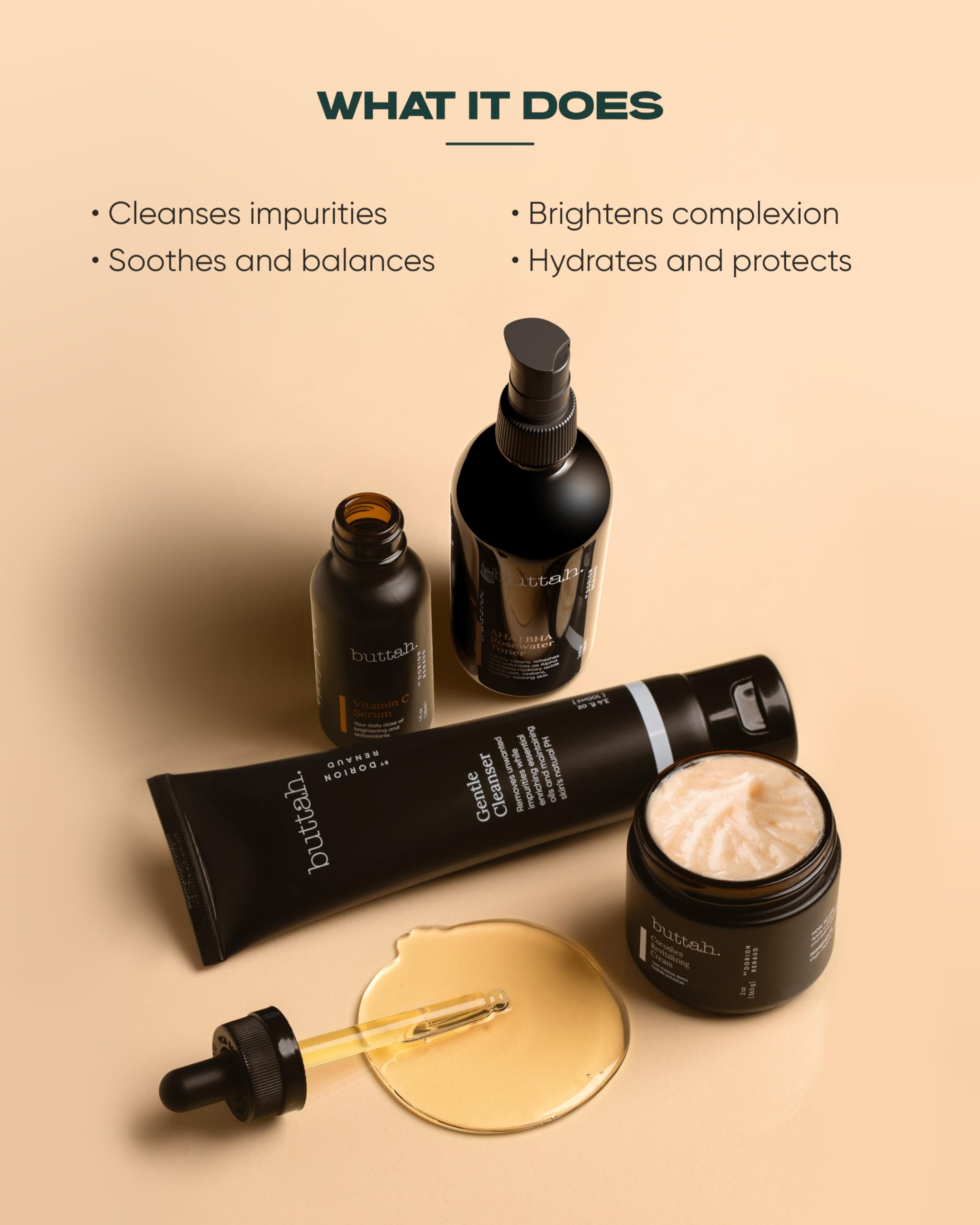 buttah vitamin C serum pipette delivering brightening boost