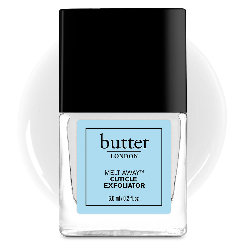 butter LONDON front packaging showing Melt Away bottle and label for quick identification and trust