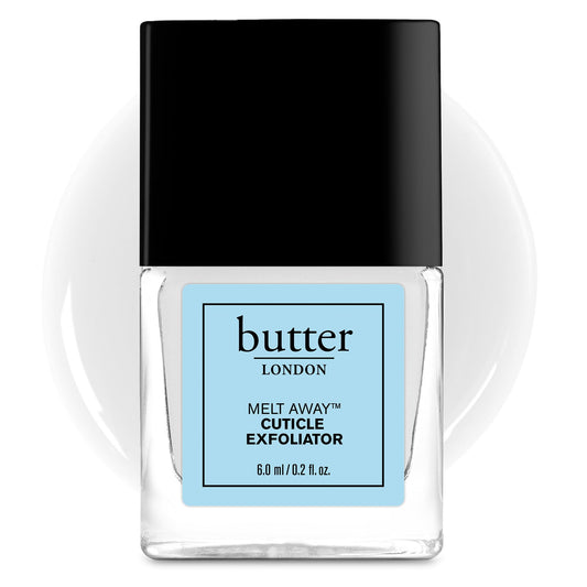 butter LONDON front packaging showing Melt Away bottle and label for quick identification and trust