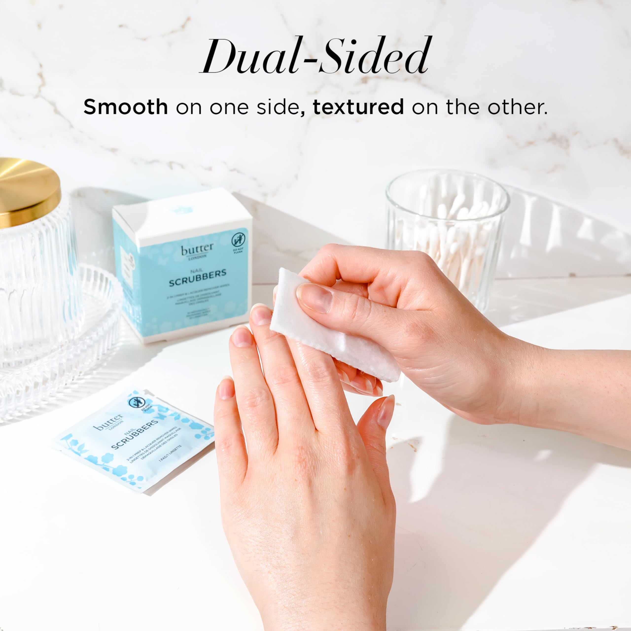 butter LONDON soft side close-up showing smooth surface for final polishing