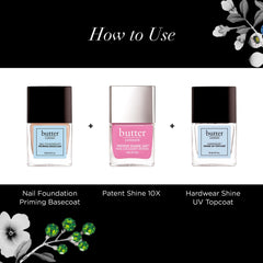 butter LONDON bottle beside ruler showing size and travel-friendly convenience benefit