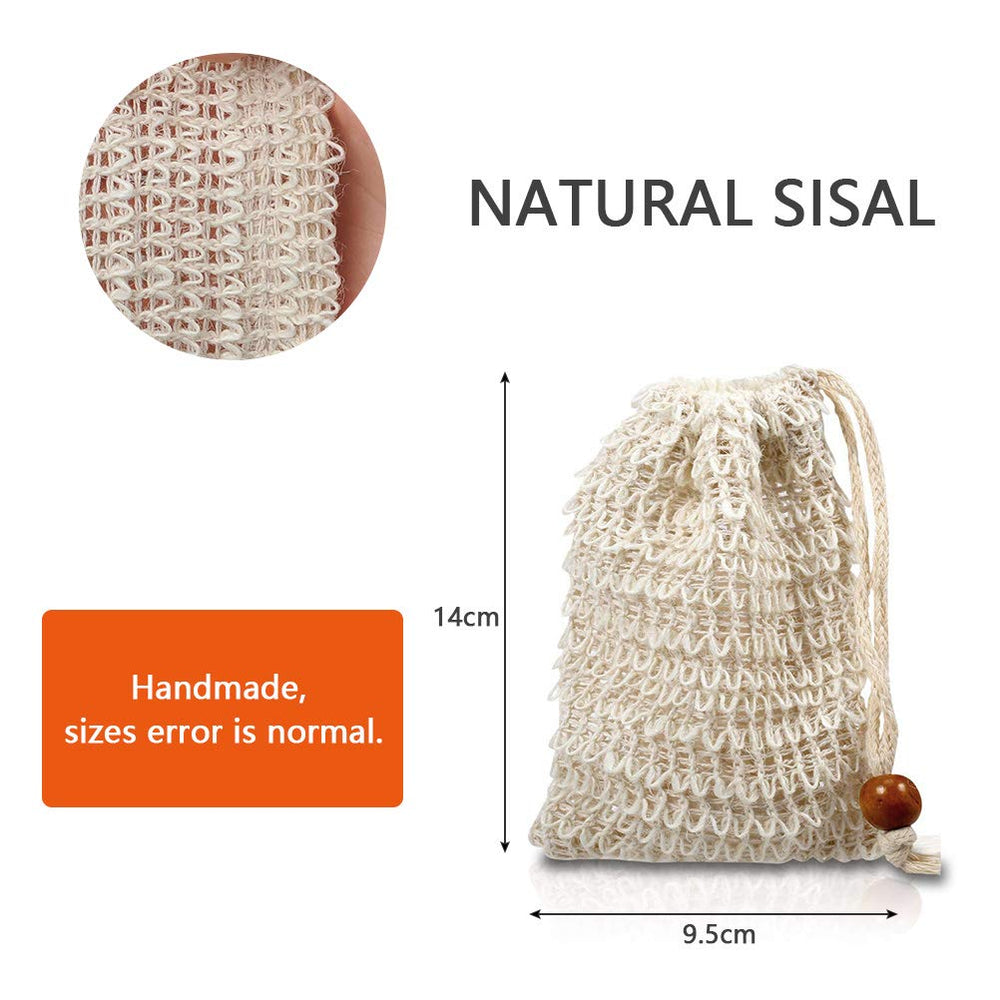 BUYGOO close-up of natural sisal texture highlighting exfoliating benefit