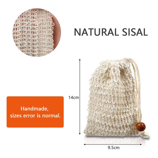 BUYGOO close-up of natural sisal texture highlighting exfoliating benefit