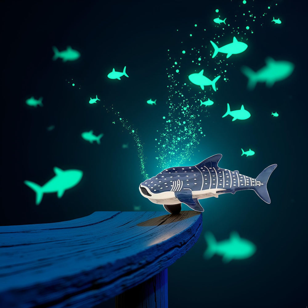 BWESOO blue shark packaging and label showing product presentation and brand