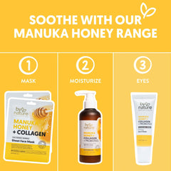 By Nature fingertip applying cream under eye demonstrating gentle, targeted hydration benefit