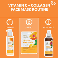 By Nature before after visual comparing dull to luminous skin after one use