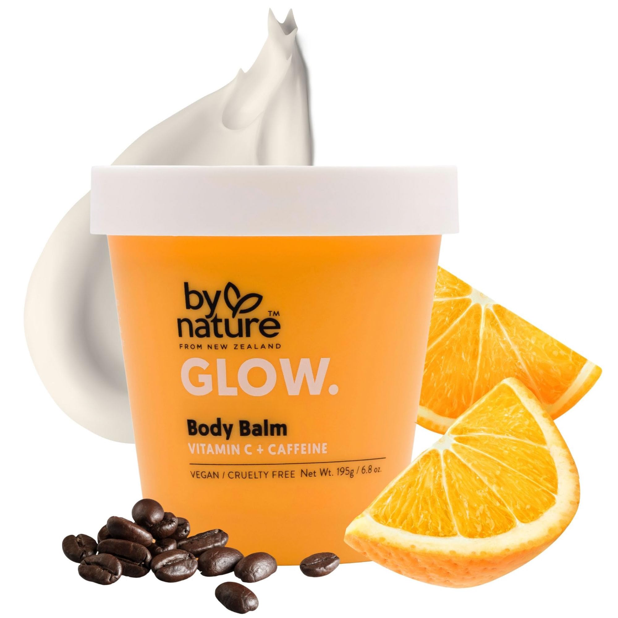 By Nature jar front view showing label and size benefit: clear product identity