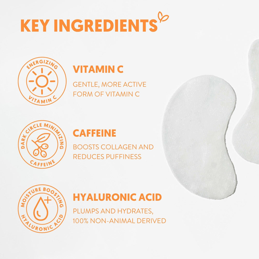 By Nature vitamin C and caffeine ingredients for brightening effect