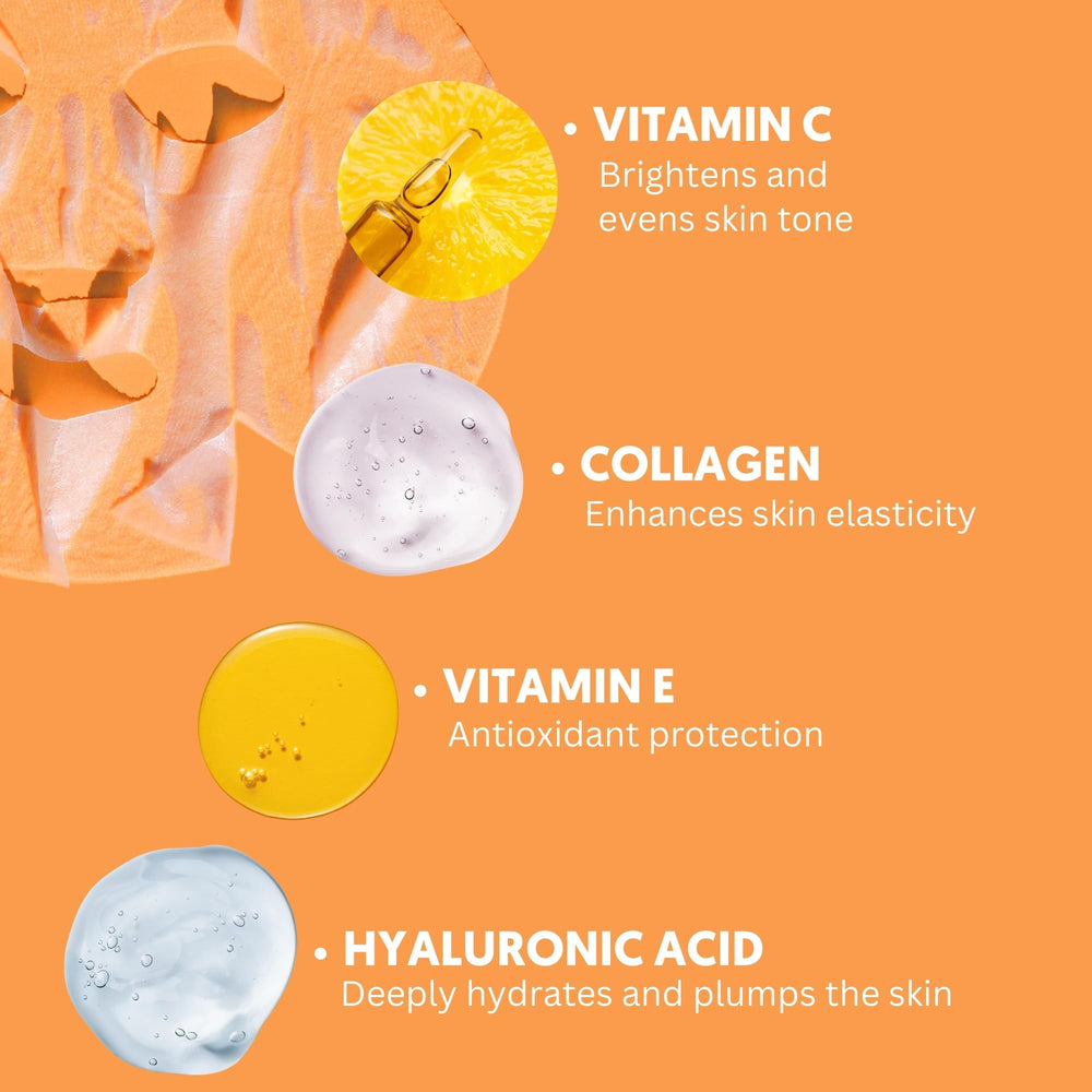 By Nature mask removal detail showing smooth skin and visible plumping benefit