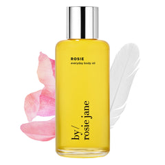 By Rosie Jane bottle front view showing elegant label and fragrance