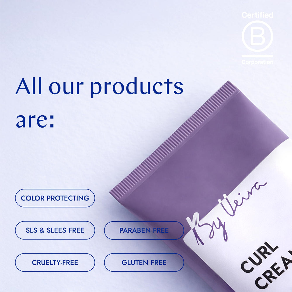By Veira shampoo on bathroom shelf in lifestyle scene promoting calm routine