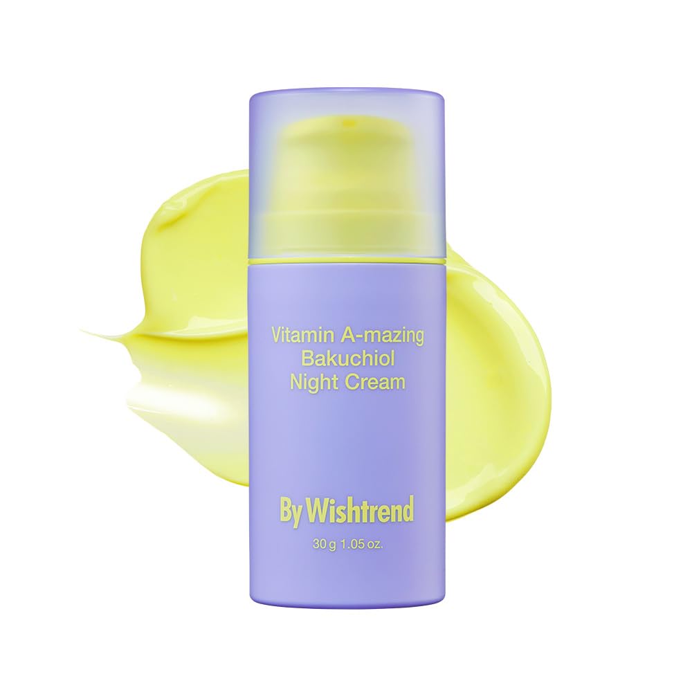 BY WISHTREND front jar of night cream showing product and brand benefits