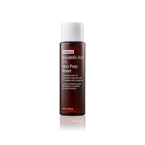 By Wishtrend label and ingredient list highlighting mandelic acid benefit