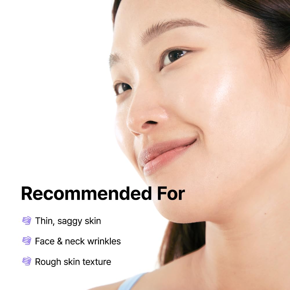 BY WISHTREND applying cream to neck showing lifting and firming target area