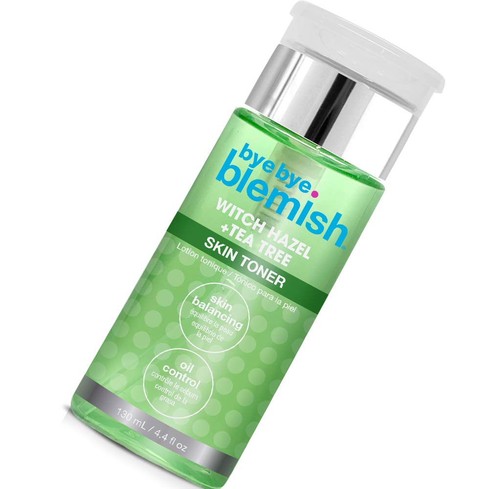 Bye Bye Blemish front packaging showing bottle and clear label for easy identification