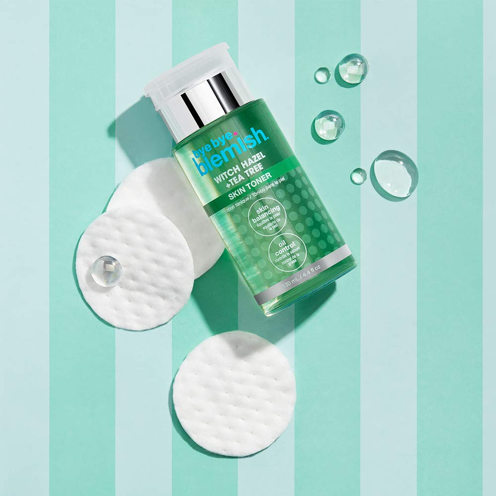 Bye Bye Blemish on bathroom vanity in lifestyle scene suggesting daily routine use