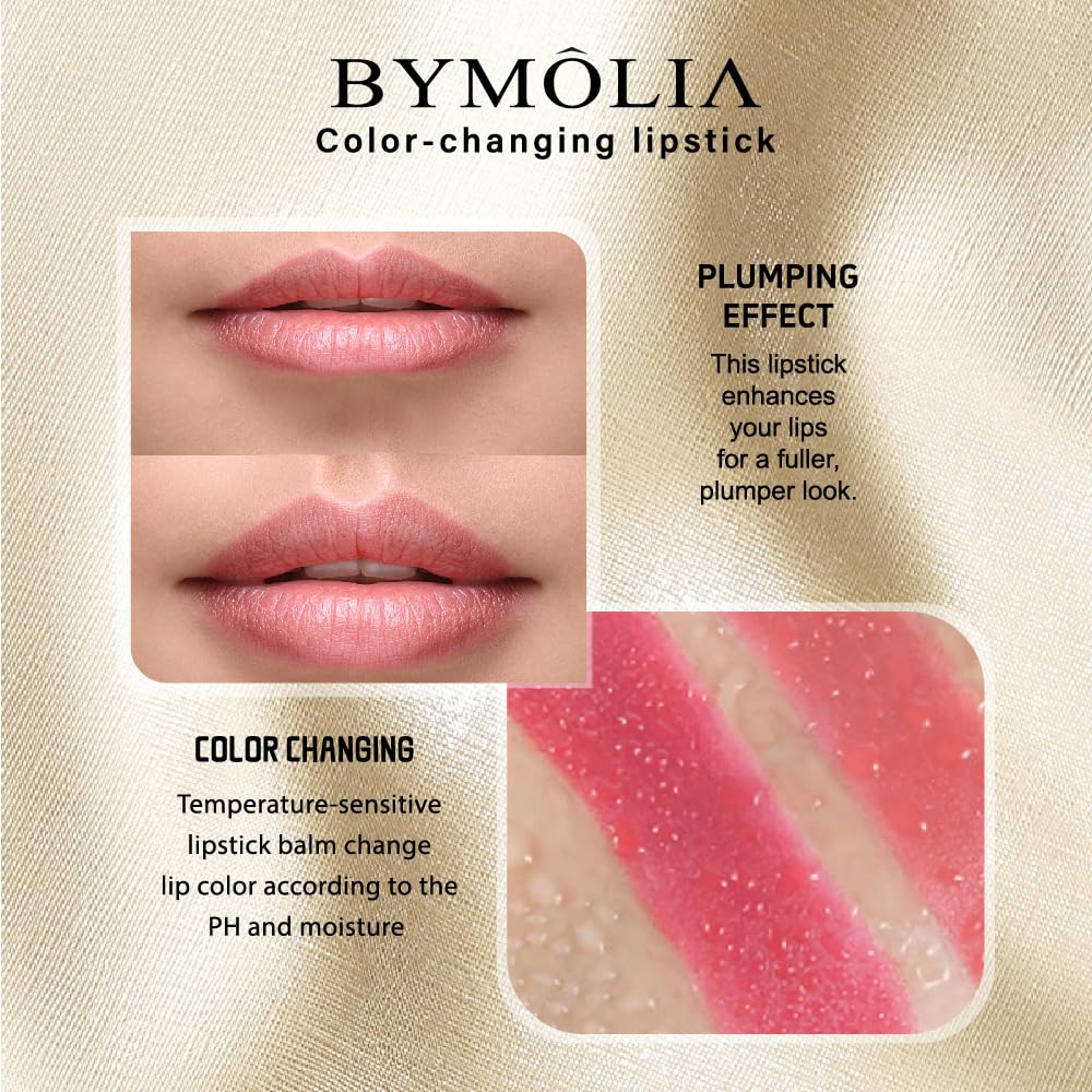 BYMOLIA close-up of 24K gold flakes embedded in formula for glow
