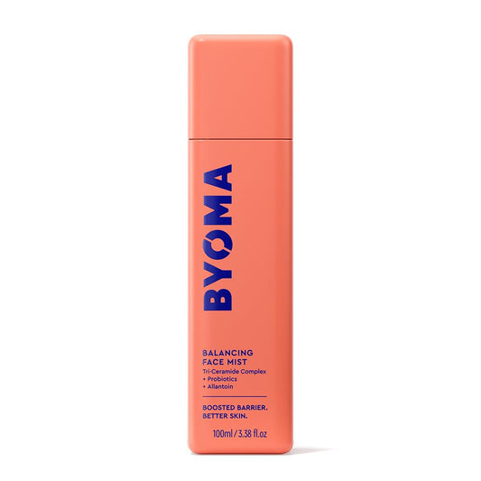 BYOMA front bottle view showing clean design and product benefit
