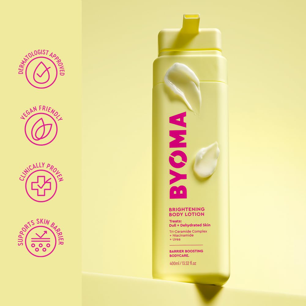 BYOMA ceramide complex label close-up indicating barrier-restoring benefit