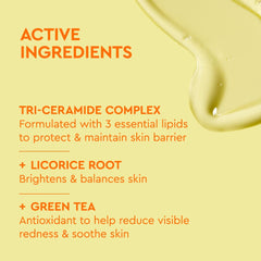 BYOMA cleanser foaming in hand to lift makeup and oils