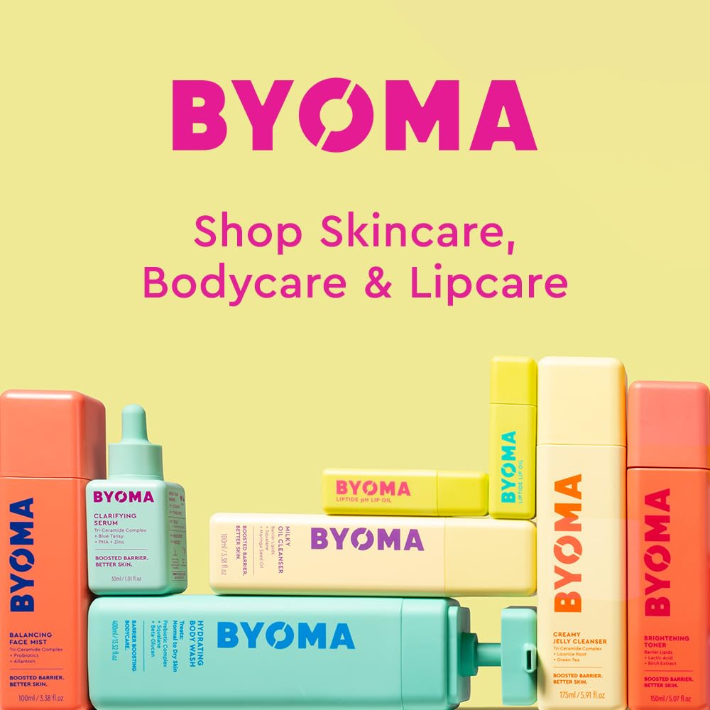 BYOMA ceramide graphic showing barrier support benefit
