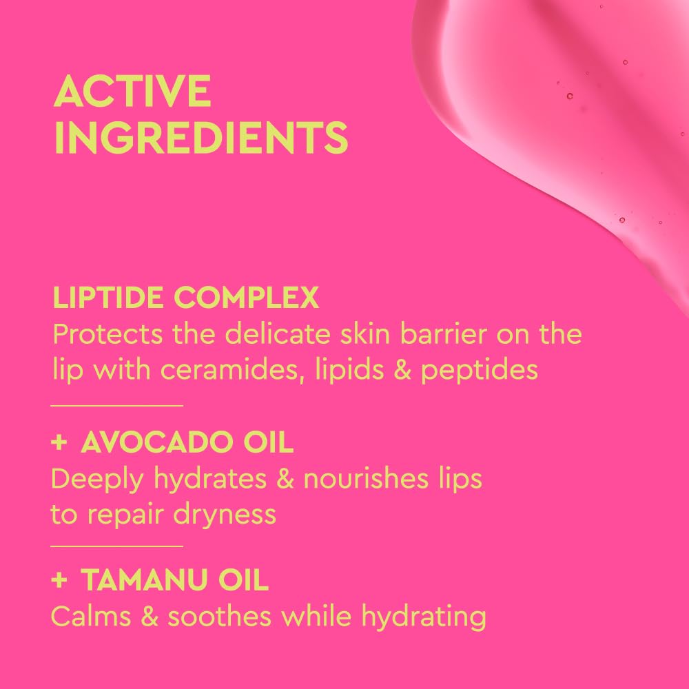 BYOMA Liptide on lips in natural light showing personalized tint benefit