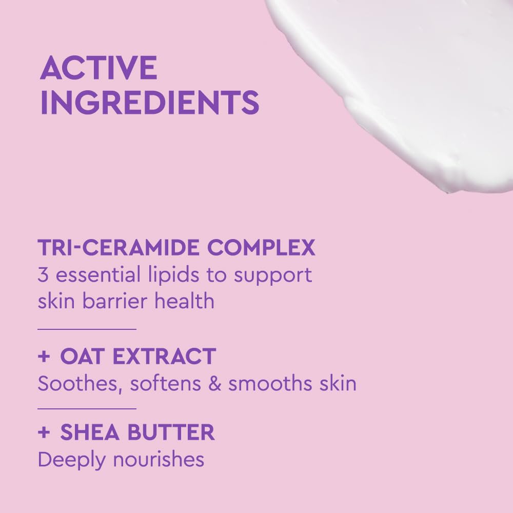 BYOMA lotion applied to elbow demonstrating immediate soothing comfort
