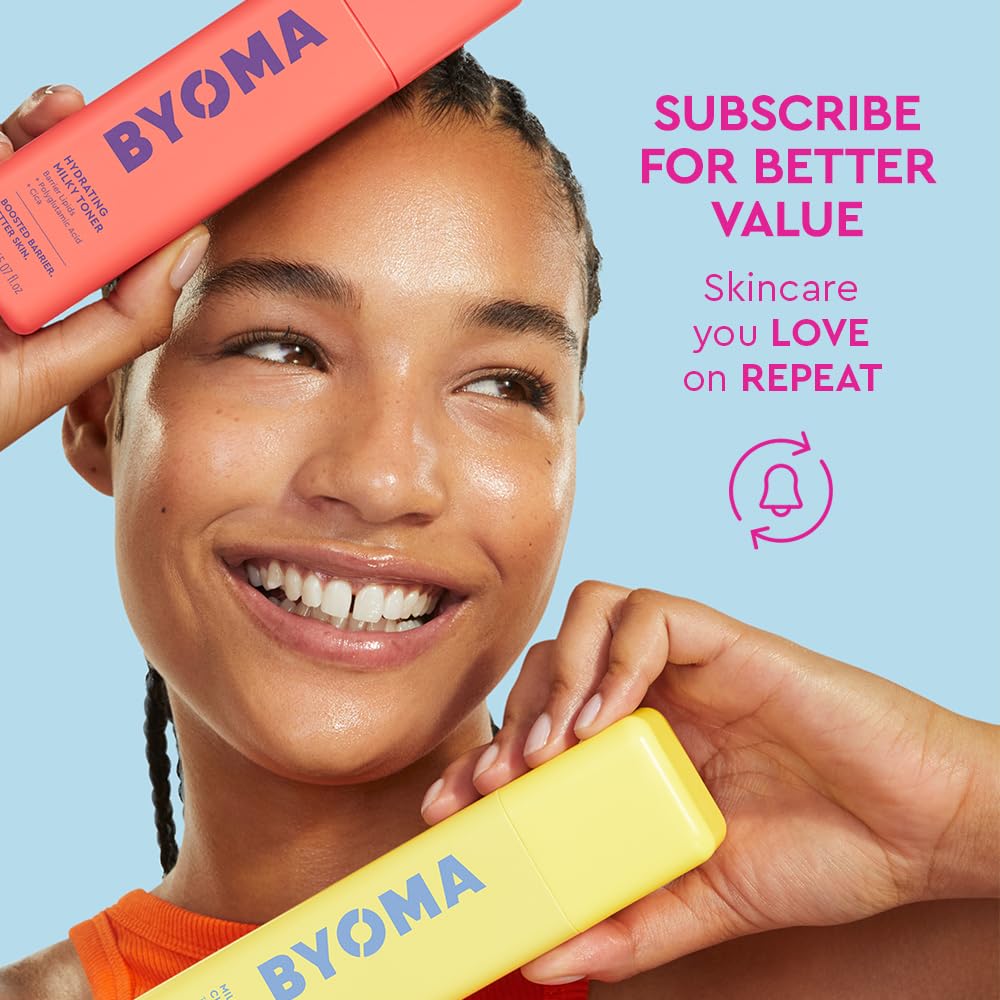 BYOMA oat extract and botanicals image underscoring soothing benefits
