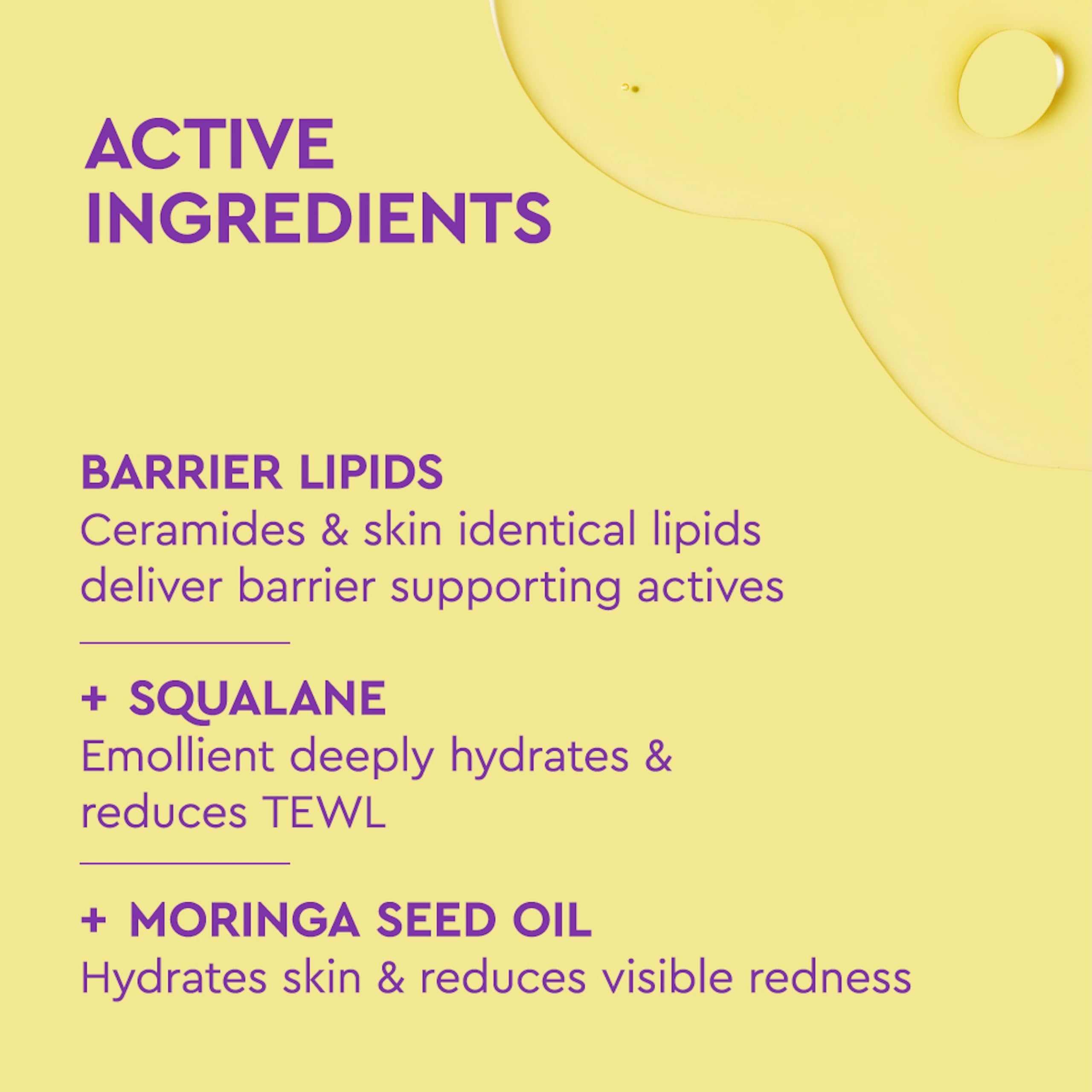 BYOMA oil-to-milk transition on hand showing easy emulsification benefit