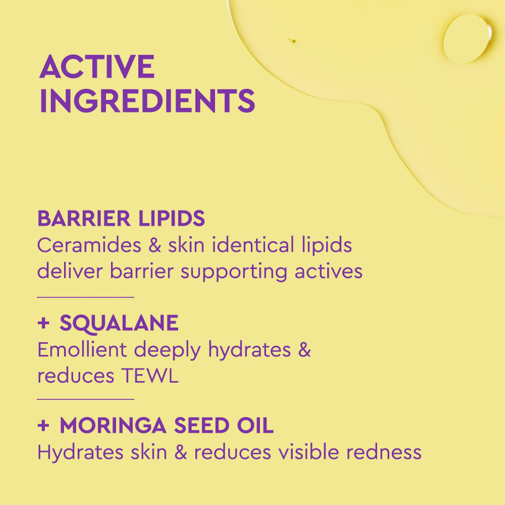 BYOMA oil-to-milk transition on hand showing easy emulsification benefit