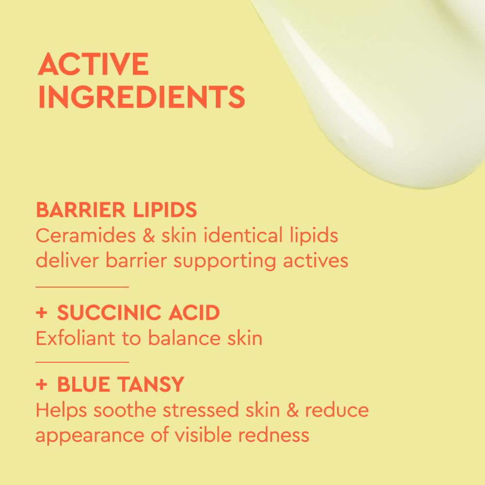 BYOMA blue tansy ingredient visual emphasizing soothing and calming benefit