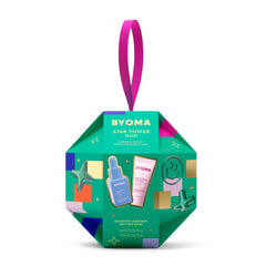 BYOMA front packaging of Star Power Duo showing both travel-size tubes and benefits