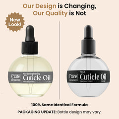 C CARE dropper closeup dispensing a controlled oil drop for precise application benefit