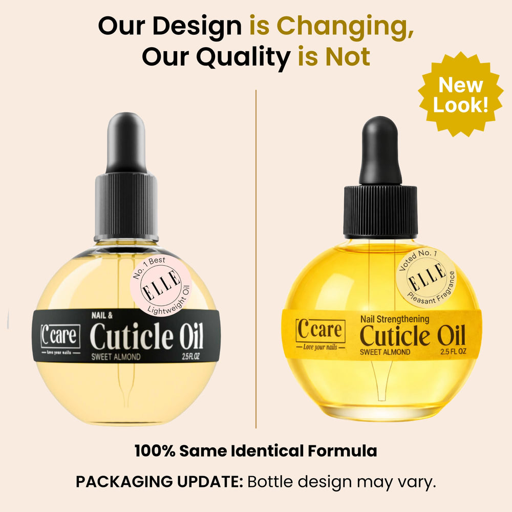 C CARE dropper dispensing oil onto fingertips for precise, low-waste application benefit