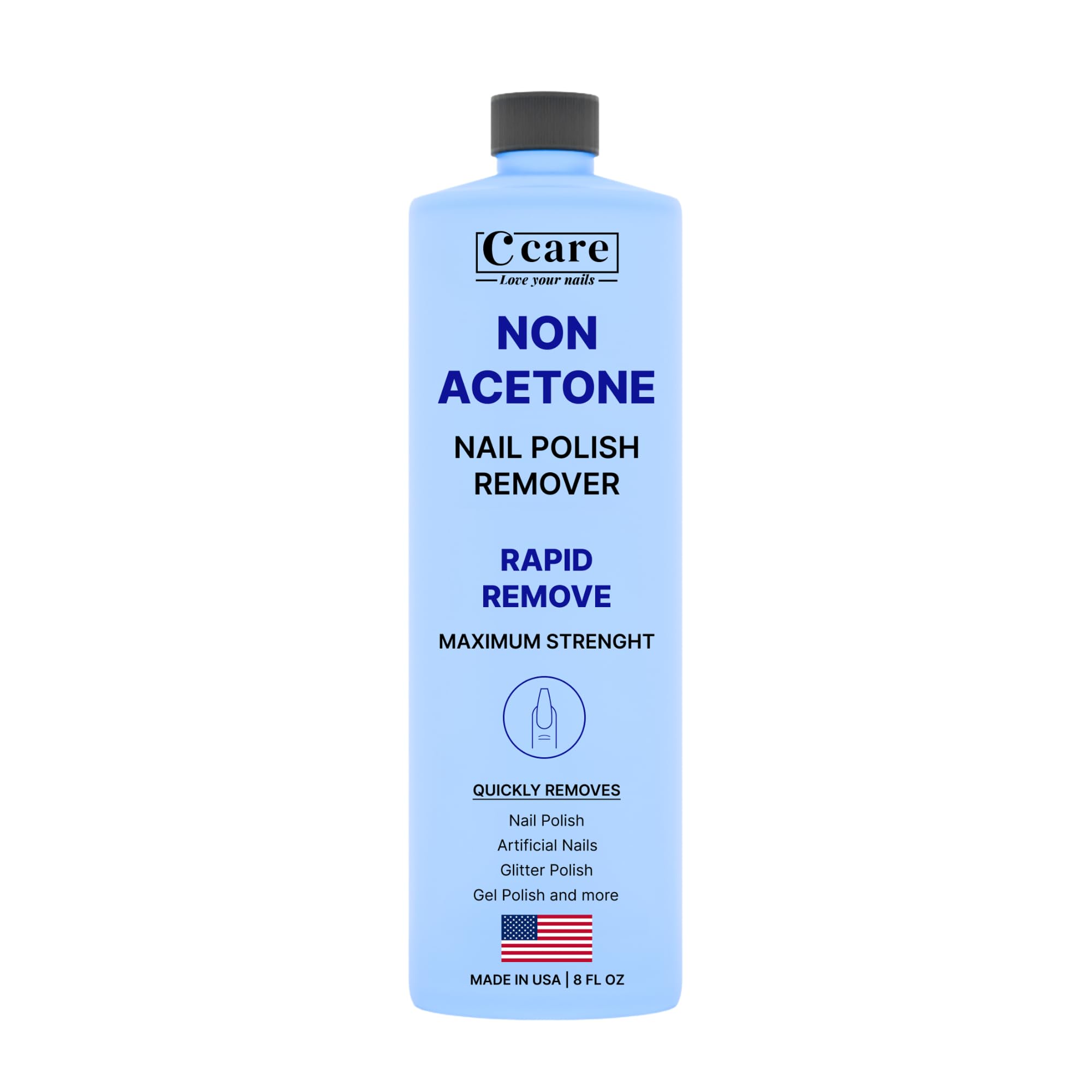 C CARE front label bottle showing brand and product for quick identification and trust