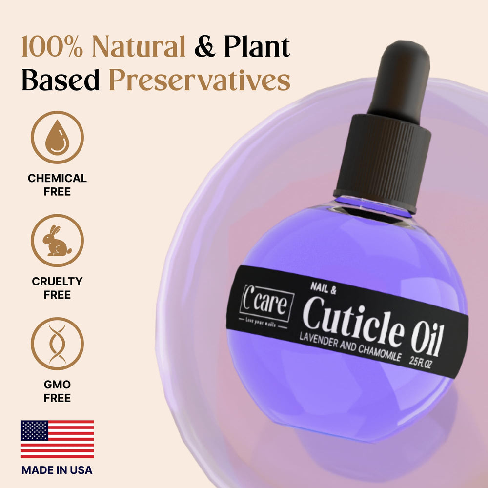 C CARE oil texture close-up demonstrating lightweight, fast absorption