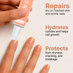 C CARE texture drop of oil highlighting lightweight, quick-absorbing finish