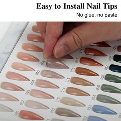 C12rtive pack of 240 unpainted false tips ready for creating swatches